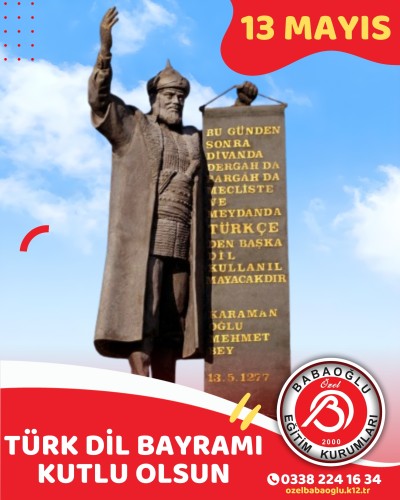 Türk Dil Bayramı Kutlu Olsun! Türk Dil Bayramı Kutlu Olsun!