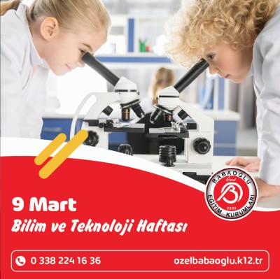 Bilim ve Teknoloji Haftası Kutlu Olsun Bilim ve Teknoloji Haftası Kutlu Olsun