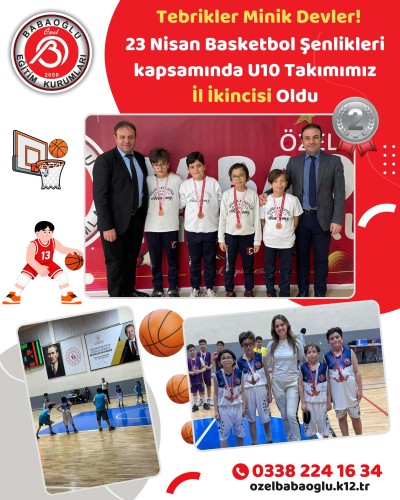 U10 TAKIMIMIZ İL İKİNCİSİ OLDU!