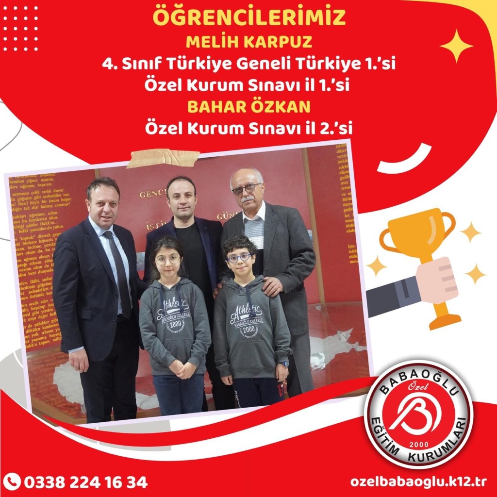 4. SINIF ÖĞRENCİLERİMİZİN SINAV BAŞARILARI