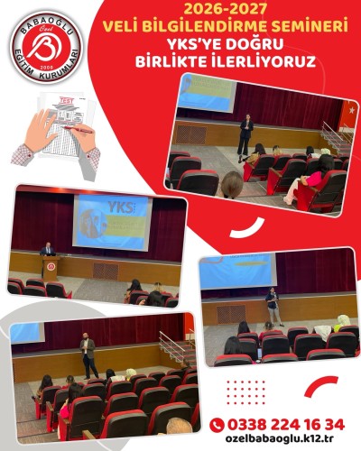 LGS ve YKS Yolculuğunda Velilerimizle Bir Aradaydık.