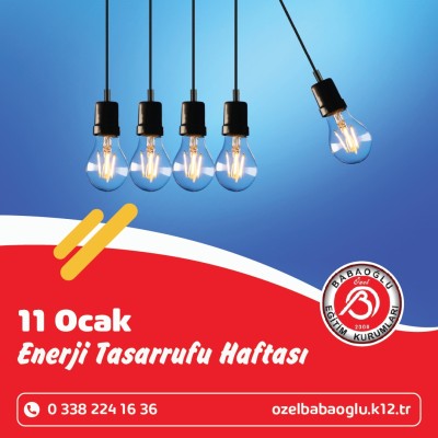 10 OCAK ENERJİ TASARRUFU HAFTASI