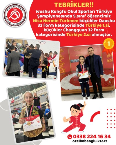 Tebrikler Nisa Nermin Türkmen!
