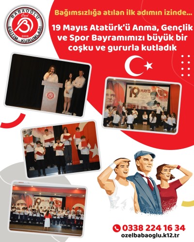 Gazi Mustafa Kemal Atatürk’ün gençliğe emanet ettiği bu anlamlı günü; gurur, heyecan ve birlik duygusuyla hep birlikte yaşadık.