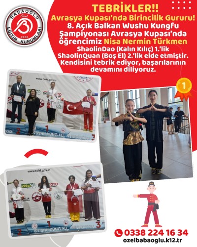 Avrasya Kupası’nda Birincilik Gururu! Avrasya Kupası’nda Birincilik Gururu!