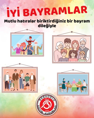 İYİ BAYRAMLAR! İYİ BAYRAMLAR!