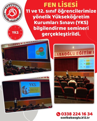 YKS Bilgilendirme Semineri!