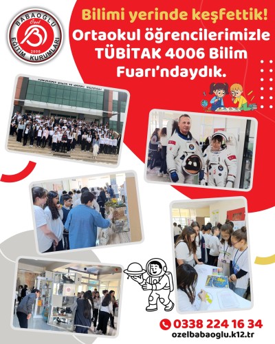TÜBİTAK 4006 Bilim Fuarı'ndaydık!