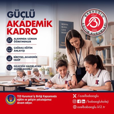  Güçlü bir eğitim, güçlü bir kadroyla başlar!