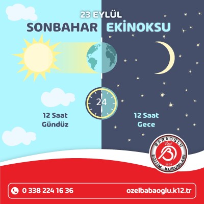 23 EYLÜL SONBAHAR EKİNOKSU