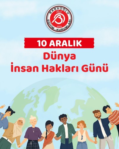 10 Aralık Dünya İnsan Hakları Günü!