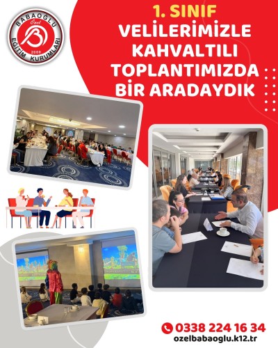1.Sınıf Velilerimiz İle Kahvaltıda Buluştuk! 1.Sınıf Velilerimiz İle Kahvaltıda Buluştuk!