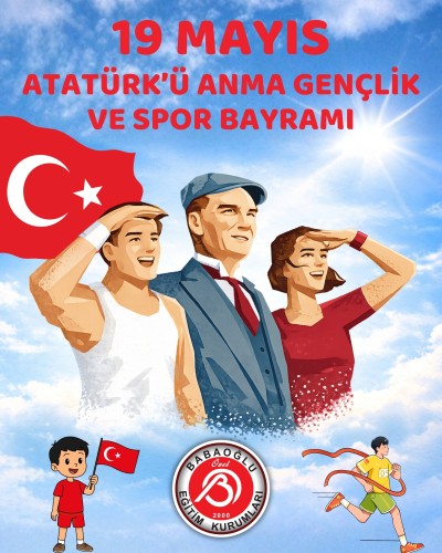 Bağımsızlık ruhuyla, gençliğin coşkusuyla… 19 Mayıs Atatürk’ü Anma, Gençlik ve Spor Bayramı kutlu olsun 